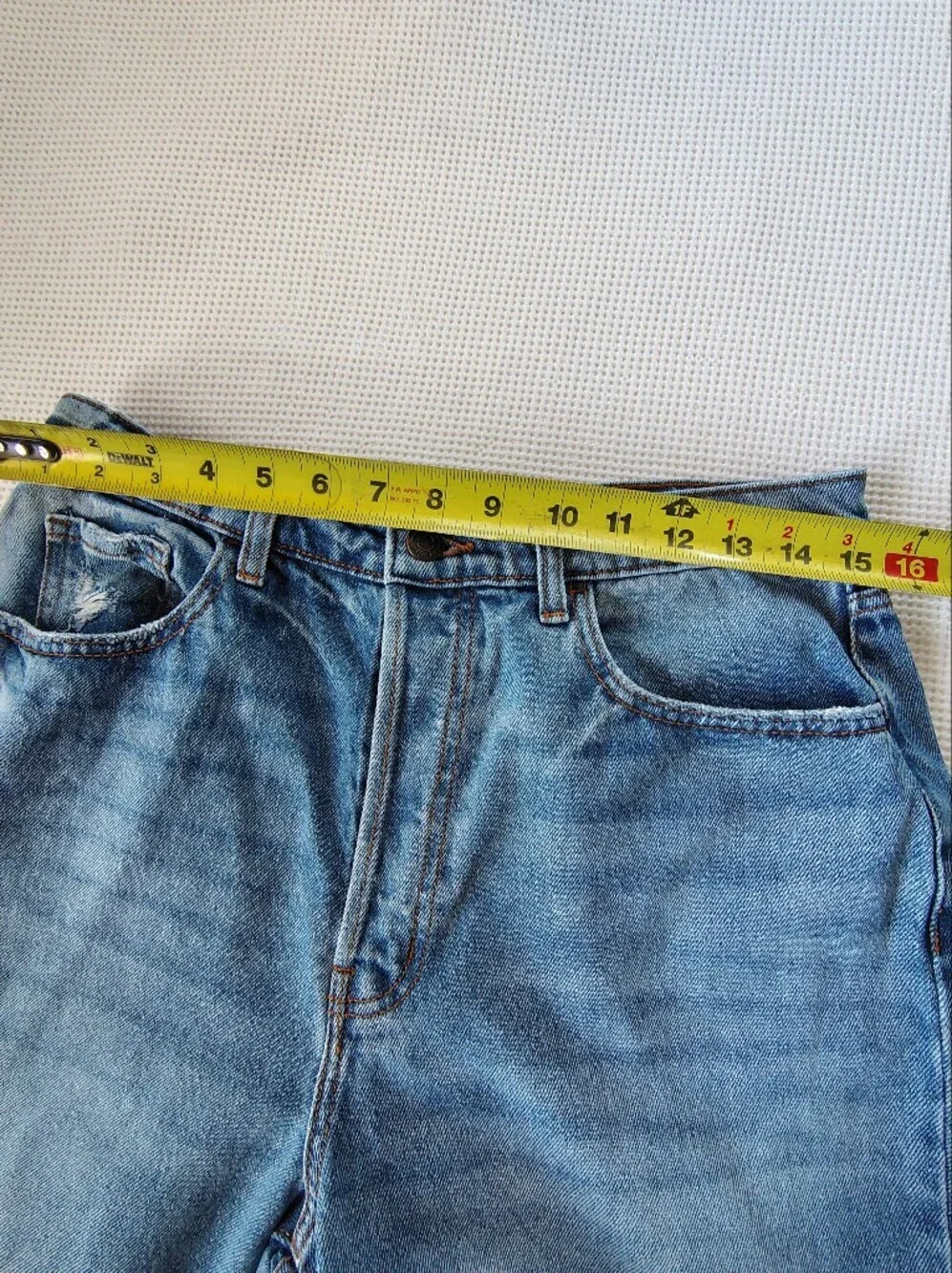 Cello Blue Distressed Wide-Leg Women's Jeans Size 11